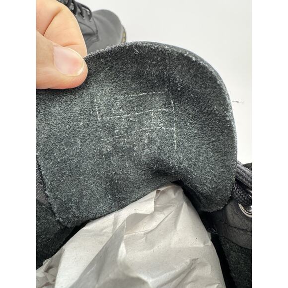 Dr. Martens 1460 Black Leather Lace Up Boots Size Womens 9 Docs Grunge Rock Goth - Picture 9 of 12